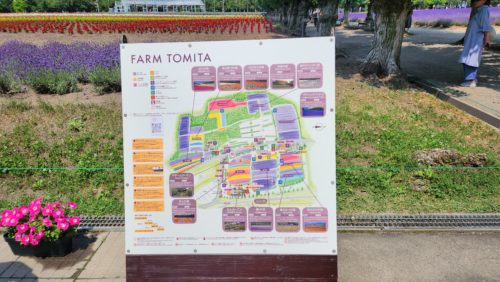 ファーム富田案内図