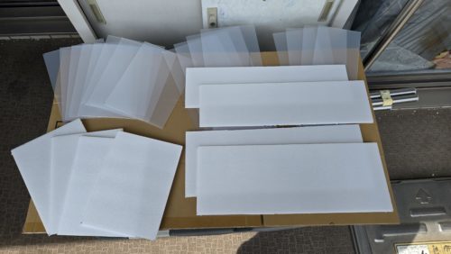 材料のカッティング