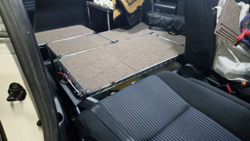 セカンドシートのみフラット化