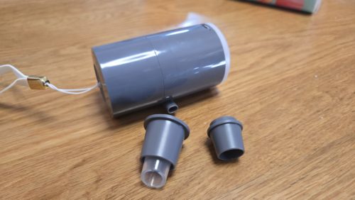 吸気パーツを加工