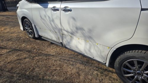 パネルが剥がれた図