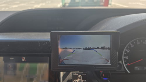 フロントサイドビューの映像チェック