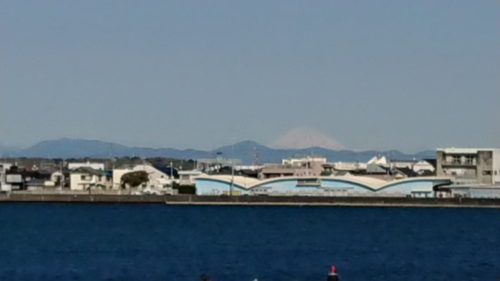 浜名湖大橋からの富士山