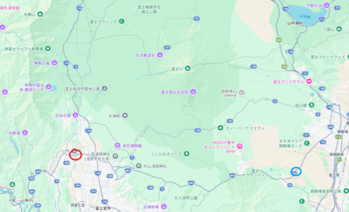 touring富士山南部桜マップ2026